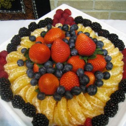 Fruit plate.